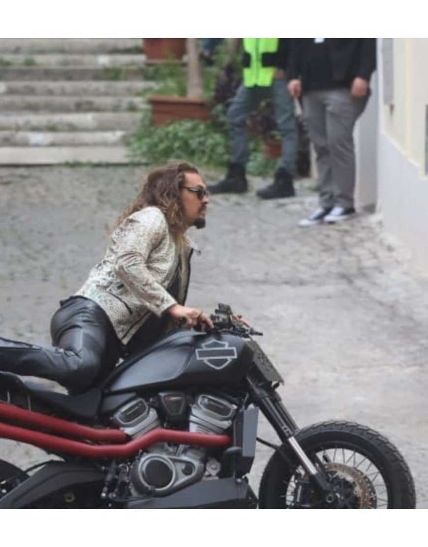 Jason Momoa Fast X 2023 (Dante) Serpent-skin Leather Jacket